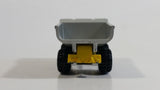 1997 M.M.T.L. Dump Truck Yellow Die Cast Toy Car Construction Vehicle
