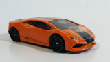 2016 Hot Wheels Exotics Lamborghini Huracan LP 610-4 Orange Die Cast Toy Car Vehicle