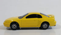 Maisto 1999 Ford Mustang Yellow Die Cast Toy Car Vehicle 1/64 Scale