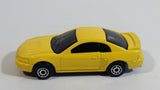 Maisto 1999 Ford Mustang Yellow Die Cast Toy Car Vehicle 1/64 Scale