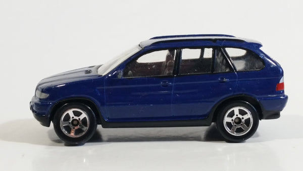RealToy BMW X5 Dark Blue 1/61 Scale Die Cast Toy Car Vehicle
