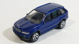 RealToy BMW X5 Dark Blue 1/61 Scale Die Cast Toy Car Vehicle