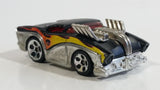 2005 Hot Wheels Wal-Mart Exclusive Two 2 Go Tooned Black and Chrome Die Cast Toy Car Vehicle
