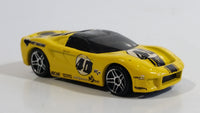 2002 Hot Wheels First Editions 40 Somethin' Yellow Die Cast Toy Car Vehicle