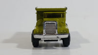 Vintage Zylmex P310 Dump Truck Olive Green Die Cast Toy Car Construction Equipment Vehicle Hong Kong
