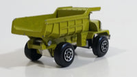 Vintage Zylmex P310 Dump Truck Olive Green Die Cast Toy Car Construction Equipment Vehicle Hong Kong