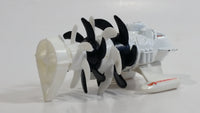 1999 Hot Wheels Fathom This "Experimental" White Submarine Die Cast Toy Car Submersible Underwater Vehicle