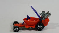 2001 Hot Wheels Hot Seat Orange and Purple Die Cast Toy Car Vehicle