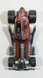 2008 Hot Wheels Acceleracers Metal Maniacs Rat-ified Flat Brown Die Cast Toy Car Vehicle