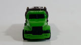 1992 Hot Wheels Color FX Tank Truck Toxic Waste Green White/Black Color Changing Die Cast Toy Car Vehicle