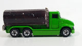 1992 Hot Wheels Color FX Tank Truck Toxic Waste Green White/Black Color Changing Die Cast Toy Car Vehicle