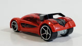 2011 Hot Wheels AcceleRacers Iridium Orange Red Die Cast Toy Car Vehicle