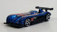 2003 Hot Wheels Panoz LMP-1 Roadster S Metalflake Blue Die Cast Toy Race Car Vehicle