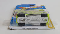 2011 Hot Wheels New Models Retro Active Bright Yellow Die Cast Toy Car Vehicle New in Package