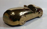 Gold Painted Car Automobile Ceramic Statue Ornament 12" Long