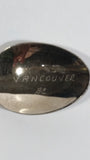 Vancouver, B.C. Dogwood Flower Metal Souvenir Spoon with Engraved Bowl Travel Collectible