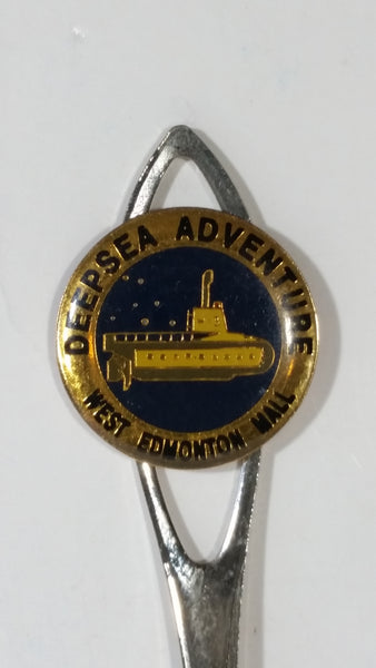 Deep Sea Adventure West Edmonton Mall Silver Plated Steel Souvenir Spoon Travel Collectible