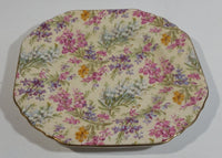 Vintage 1948 BCM Lord Nelson Ware "Heather" 2750 Octagon Shaped Plate Made in England