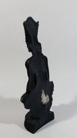 Vintage 1976 A Hip Original Tiki God 7 1/4" Tall Black Resin Statue