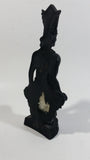 Vintage 1976 A Hip Original Tiki God 7 1/4" Tall Black Resin Statue