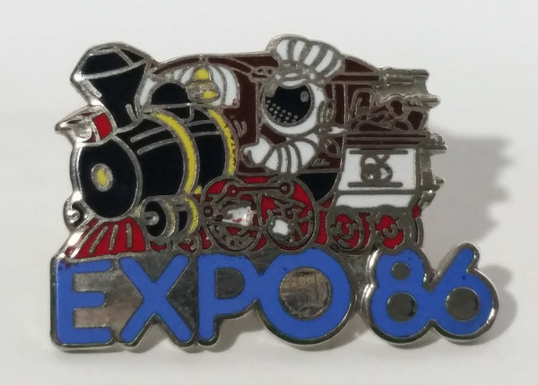 Vancouver Expo 86 World's Exposition Train Locomotive Themed Enamel Metal Pin