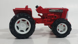Unknown Brand "Farm Motor" Red Tractor Die Cast Toy Car Vehicle
