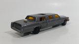 Vintage Majorette Limousine Grey No. 339 Grey with Opening Doors and Sunroof 1/58 Scale Made in France