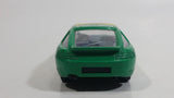 1988 Burago Porsche 928 S4 Valvoline Man Starcraft Apple Computer #7 Green 1/43 Scale Die Cast Toy Race Car Vehicle
