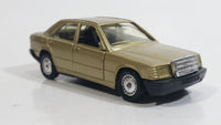 Solido HiFi 43 Mercedes 190 Gold 1/43 Scale No. 1506 Die Cast Toy Car Vehicle with Opening Doors