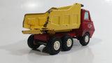 Vintage Tonka Red and Yellow Dump Truck 55010 Pressed Steel Construction Equipment Toy Vehicle