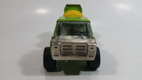 Vintage Buddy L Cement Mixing Truck Lime Green and Yellow Pressed Steel Construction Equipment Toy Vehicle