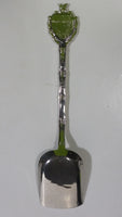 Vintage 1978 Josef Puerto Rico Metal Spoon with Engraved Shovel Shaped Bowl Souvenir Travel Collectible