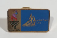 1996 Atlanta Summer Olympic Games Maritime Life Insurance Metal Pin Sports Collectible