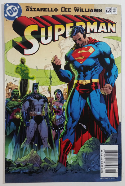 2004 October DC Comics Superman #208 Comic Book