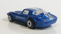 1992 Matchbox Corvette Grand Sport Blue 1:58 Scale Die Cast Toy Car Vehicle
