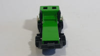 1999 Hot Wheels City Center Recycling Truck Green & White Die Cast Toy Car Vehicle