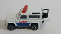 Majorette Land Rover NASA No. 266 National Aeronautics and Space Administration White Die Cast Toy Car Vehicle