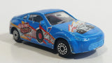 HTI Nissan 350Z "Sound Boost" Blue DKC-1 Die Cast Toy Car Vehicle