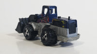 2001 Hot Wheels CAT Wheel Loader 527 Yellow Dark Blue & Silver Die Cast Toy Construction Vehicle