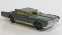 Vintage Husky Oldsmobile Spitfire Coupe Dark Olive Green Die Cast Toy Car Vehicle - Made in Great Britain