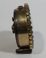 Vintage Semca 7 Jewels Rhinestone Gem Decorated Wind Up Alarm Clock ...