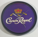 Crown Royal Whiskey Round 9 1/2" Diameter Purple Battery Operated Wall Clock