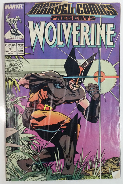 1988 Early September Marvel Comics Presents Wolverine #1 Comic Book