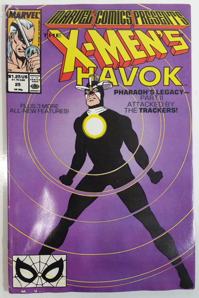 1989 Early August Marvel Comics Presents The X-Men's Havok #25 Comic Book