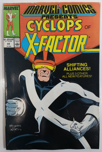 1989 Late June Marvel Comics Presents Cyclops of X-Factor #22 Comic Book