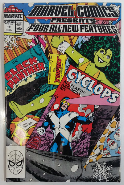 1989 Early May Marvel Comics Presents Four All-New Features #18 Comic Book