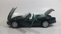 Maisto Jaguar XK8 Convertible Dark Green 1/18 Scale Die Cast Toy Car Vehicle with Opening Doors, Hood, and Trunk - Broken Wipers