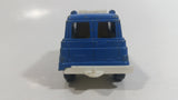 Vintage Tootsietoys Police S.W.A.T. Van Blue Plastic and Die Cast Toy Car Vehicle