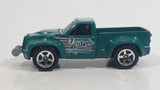 1999 Hot Wheels 4x4 Bending Green Truck Die Cast Toy Car Vehicle with Opening Hood