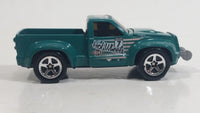 1999 Hot Wheels 4x4 Bending Green Truck Die Cast Toy Car Vehicle with Opening Hood